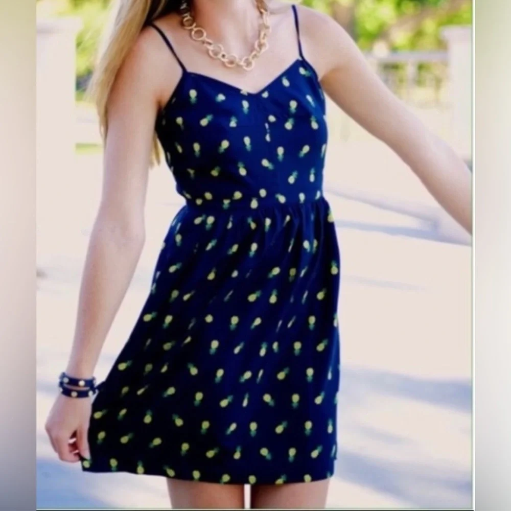 J. Crew Pineapple Dress